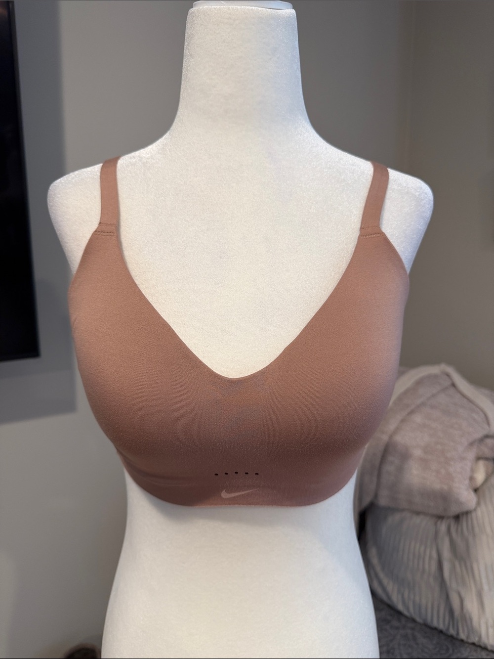 Nike Wireless Sports Bra — beige - S (C-E cup)